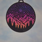 Mountain Nightscape Suncatcher