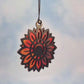 Red Sunflower Suncatcher - Sunset Inspired